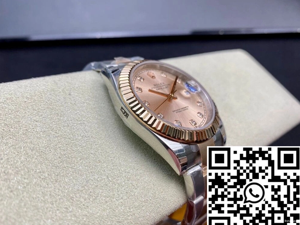 V3 Functional Rolex Factory Datejust 41MM EW M126331-0007 Rose 803 Gold 0807